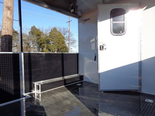 Concession Trailer 8.5'x20' White - Food BBQ Catering Event - SLE Equipment - 18