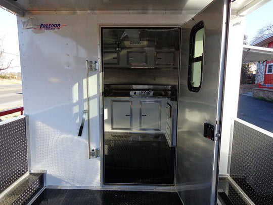 Concession Trailer 8.5'x20' White - Food BBQ Catering Event - SLE Equipment - 49