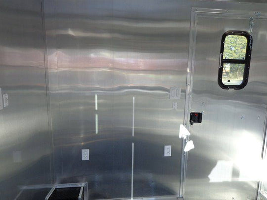 Concession Trailer 8.5'x20' White - Food BBQ Catering Event - SLE Equipment - 26