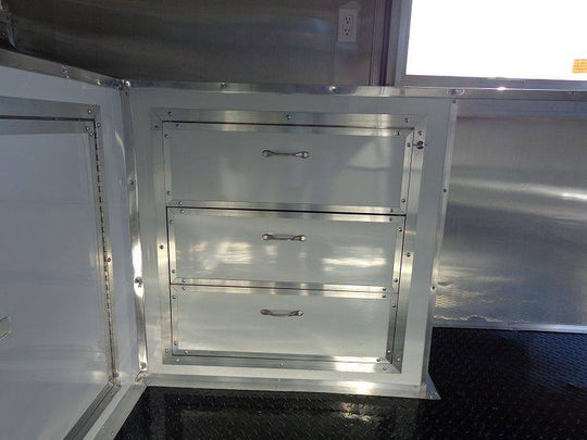 Concession Trailer 8.5'x20' White - Food BBQ Catering Event - SLE Equipment - 24