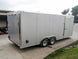 8.5x20 Silver Enclosed Trailer V - Nose (2) 5,200lb Axles Storage - SLE Equipment - 5