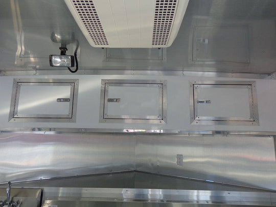 Concession Trailer 8.5'x20' White - Food BBQ Catering Event - SLE Equipment - 46