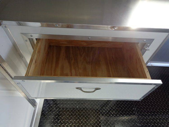 Concession Trailer 8.5'x20' White - Food BBQ Catering Event - SLE Equipment - 22