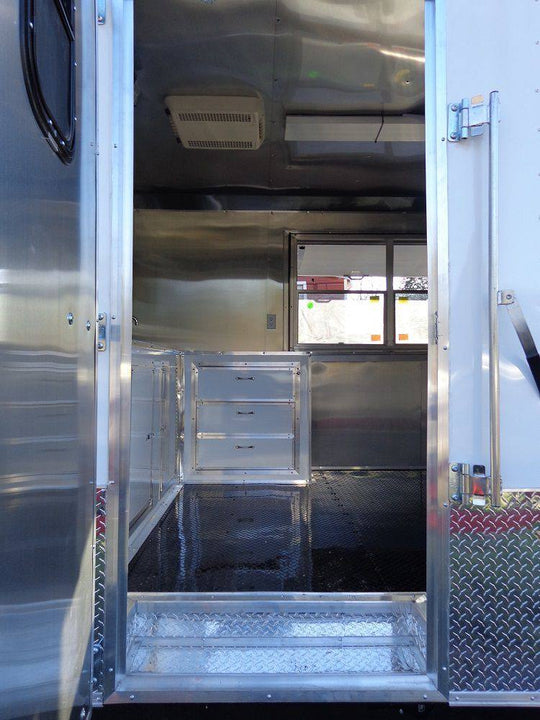 Concession Trailer 8.5'x20' White - Food BBQ Catering Event - SLE Equipment - 43