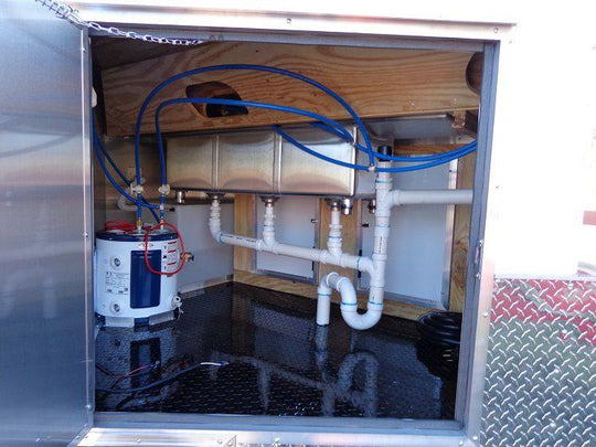 Concession Trailer 8.5'x20' White - Food BBQ Catering Event - SLE Equipment - 31