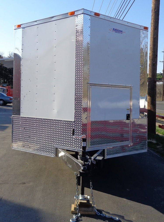 Concession Trailer 8.5'x20' White - Food BBQ Catering Event - SLE Equipment - 36