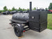 Pull Behind BBQ Smoker 250 Gallon with Charcoal Kettle 3500lb Axle