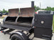 Pull Behind BBQ Smoker 250 Gallon with Charcoal Kettle 3500lb Axle