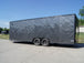 8.5x24 Charcoal Grey V-Nose Enclosed Trailer with Blackout Package