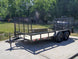 7x14 Straight Deck Utility Trailer with Side Gate (2) 3500lb Axles - SLE Equipment - 3