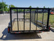 7x14 Straight Deck Utility Trailer with Side Gate (2) 3500lb Axles - SLE Equipment - 6