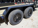 7x14 Straight Deck Utility Trailer with Side Gate (2) 3500lb Axles - SLE Equipment - 16
