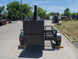 Pull Behind BBQ Smoker 250 Gallon with 3500lb Axle 2 Rack 2 Stack Warming Box Doors