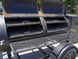 Pull Behind BBQ Smoker 250 Gallon with 3500lb Axle 2 Rack 2 Stack Cooking Racks