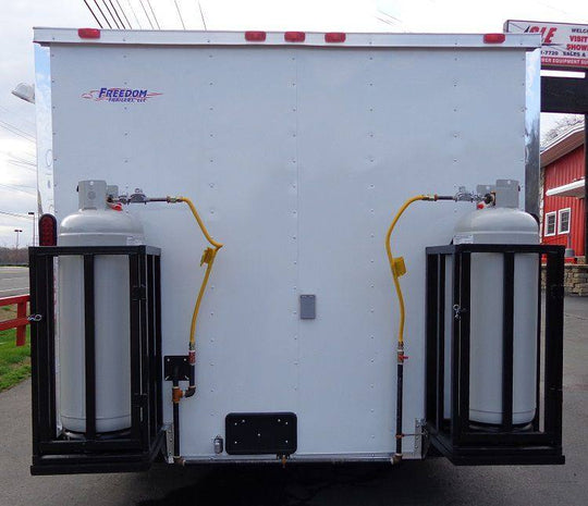 Concession Trailer 8.5'x20' White - Catering Vending Event Food with Applicances - SLE Equipment - 55