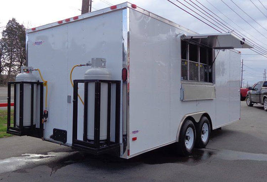 Concession Trailer 8.5'x20' White - Catering Vending Event Food with Applicances - SLE Equipment - 10