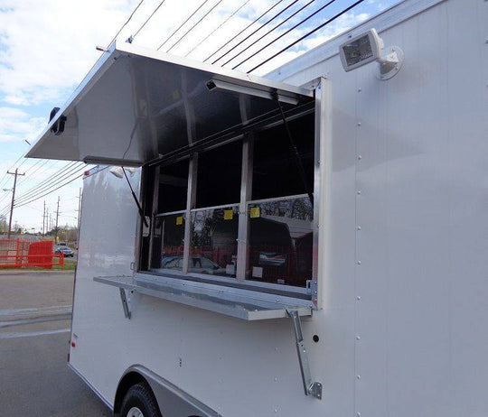 Concession Trailer 8.5'x20' White - Catering Vending Event Food with Applicances - SLE Equipment - 14