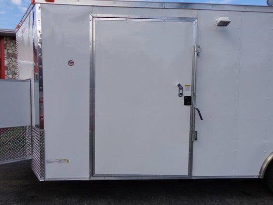 Concession Trailer 8.5'x20' White - Catering Vending Event Food with Applicances - SLE Equipment - 40