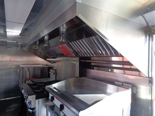 Concession Trailer 8.5'x20' White - Catering Vending Event Food with Applicances - SLE Equipment - 65