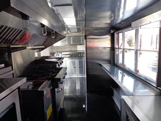 Concession Trailer 8.5'x20' White - Catering Vending Event Food with Applicances - SLE Equipment - 42
