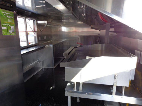 Concession Trailer 8.5'x20' White - Catering Vending Event Food with Applicances - SLE Equipment - 51