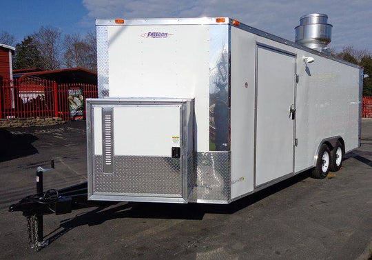 Concession Trailer 8.5'x20' White - Catering Vending Event Food with Applicances - SLE Equipment - 27
