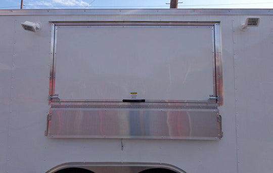 Concession Trailer 8.5'x20' White - Catering Vending Event Food with Applicances - SLE Equipment - 8