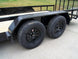 6.4x20 Dovetail Utility Trailer (2) 3500lb Axles - SLE Equipment - 12