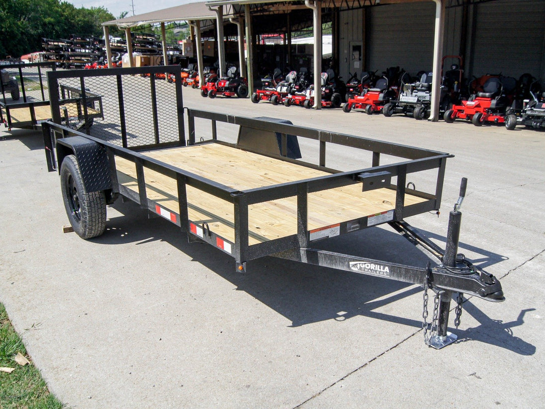 6.4x12 Dovetail Utility trailer