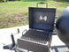 Pull Behind BBQ Smoker 250 Gallon with Square Charcoal Grill 3500lb Axle