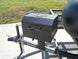 Pull Behind BBQ Smoker 250 Gallon with Square Charcoal Grill 3500lb Axle