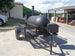 Pull Behind BBQ Smoker 250 Gallon with Square Charcoal Grill 3500lb Axle