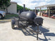 Pull Behind BBQ Smoker 250 Gallon with Square Charcoal Grill 3500lb Axle