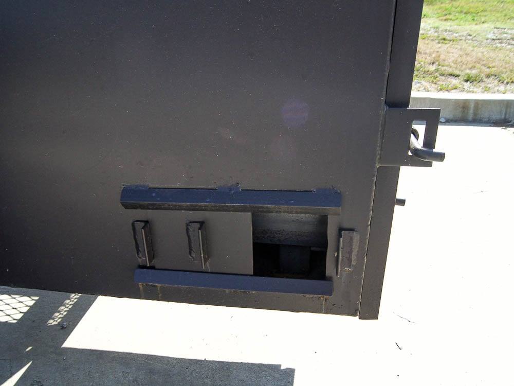 Pull Behind BBQ Smoker 250 Gallon with Square Charcoal Grill 3500lb Axle