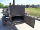 Pull Behind BBQ Smoker 250 Gallon with Square Charcoal Grill 3500lb Axle