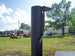 Pull Behind BBQ Smoker 250 Gallon with Square Charcoal Grill 3500lb Axle