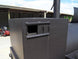Pull Behind BBQ Smoker 250 Gallon with Square Charcoal Grill 3500lb Axle