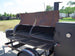 Pull Behind BBQ Smoker 250 Gallon with Square Charcoal Grill 3500lb Axle