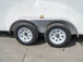 7x16 White V-Nose Enclosed Trailer with Elect Pkg (2) 3500lb Axle