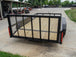 6.4' X 12' Tandem Axle Dovetail Utility Trailer with Gate & Lights