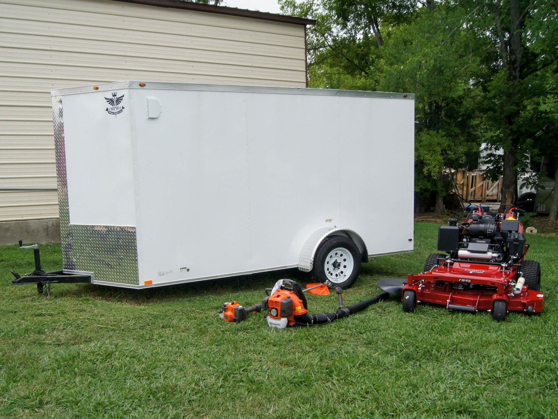 Ferris 5901892 FW45 52" 28HP Vanguard Walk Behind Enclosed Trailer Handheld Package