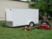 Ferris 5901892 FW45 52" 28HP Vanguard Walk Behind Enclosed Trailer Handheld Package