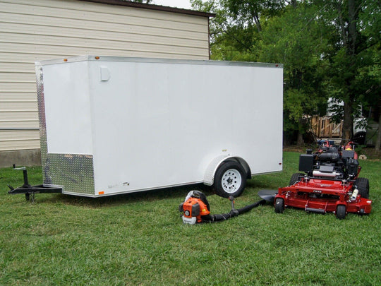 Ferris 5901892 FW45 52" 28HP Vanguard Walk Behind Enclosed Trailer Handheld Package - SLE Equipment - 2