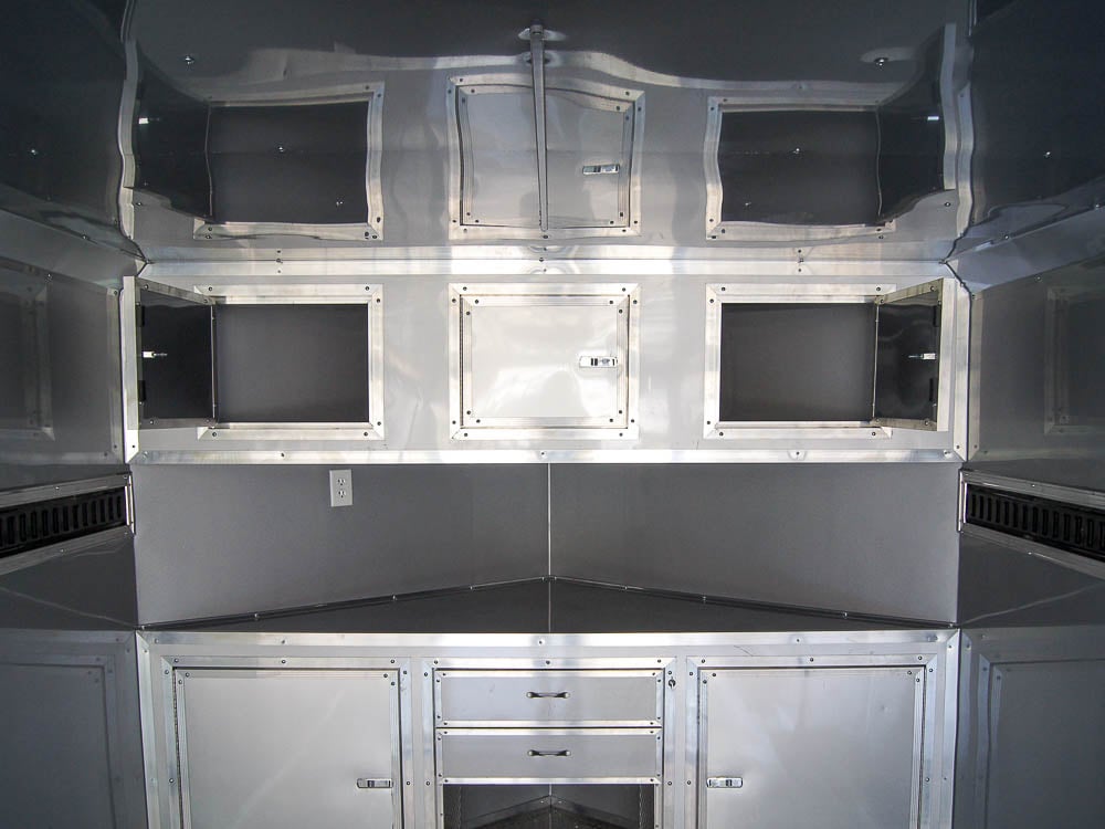 8.5x24 Custom Silver Enclosed Trailer ATP Floor (2) 5200lb Axle