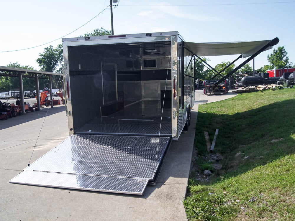 8.5x24 Custom Silver Enclosed Trailer ATP Floor (2) 5200lb Axle