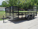 7x16 Straight Deck Utility Trailer with Stacked Baskets (2) 3500lb Axle - SLE Equipment - 1