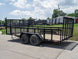 7x16 Straight Deck Utility Trailer with Stacked Baskets (2) 3500lb Axle - SLE Equipment - 4