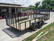 7x16 Straight Deck Utility Trailer with Stacked Baskets (2) 3500lb Axle - SLE Equipment - 6