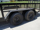 7x16 Straight Deck Utility Trailer with Stacked Baskets (2) 3500lb Axle - SLE Equipment - 13