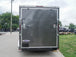 7x12 Charcoal V-Nose Custom Enclosed Trailer 3500lb Axle with Brake